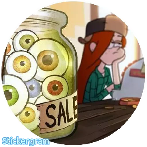  – стикер для Telegram