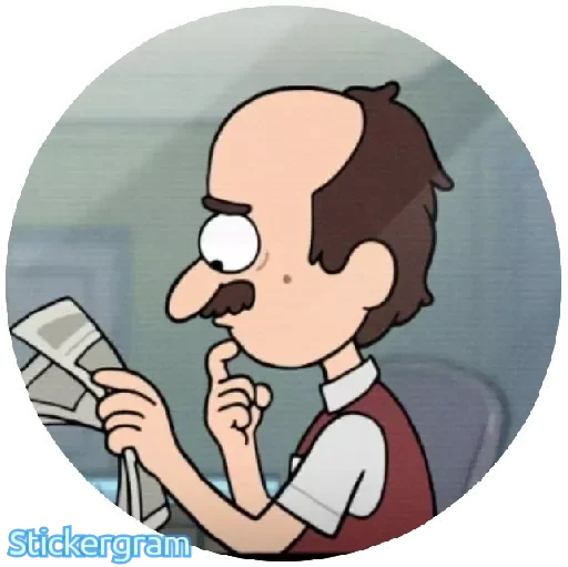  – стикер для Telegram