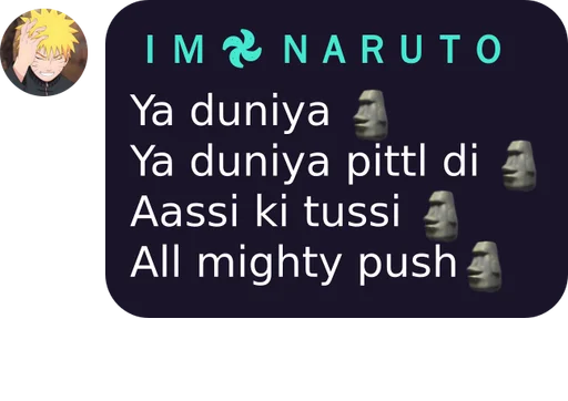  – стикер для Telegram
