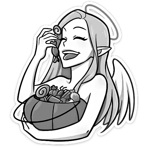  – стикер для Telegram