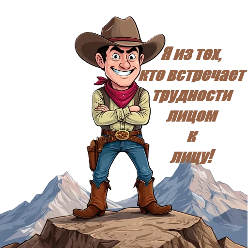  – стикер для Telegram