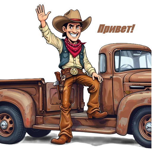 – стикер для Telegram