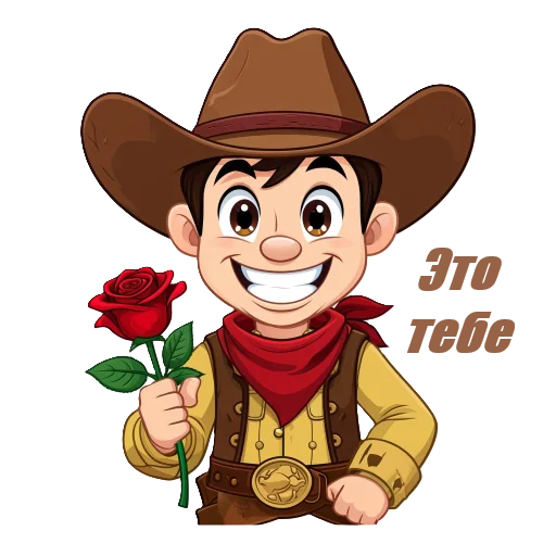  – стикер для Telegram