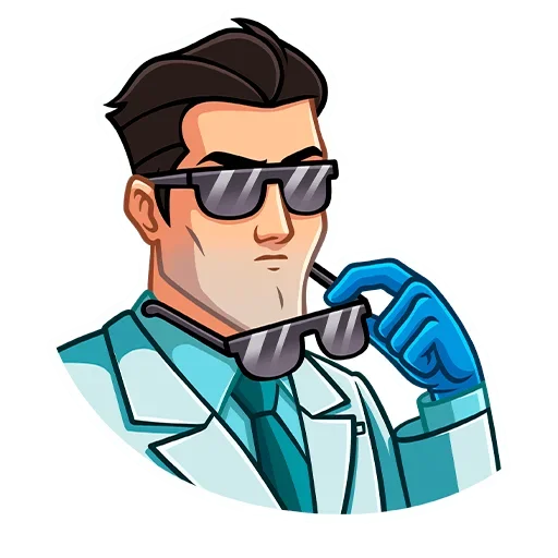  – стикер для Telegram