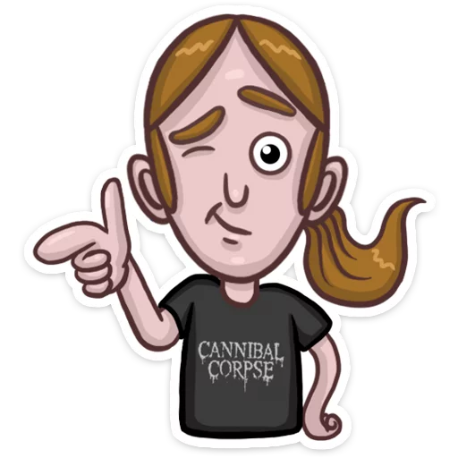  – стикер для Telegram