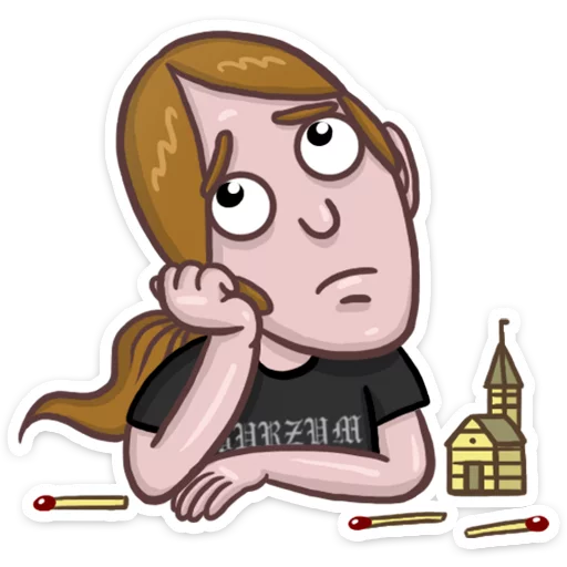  – стикер для Telegram