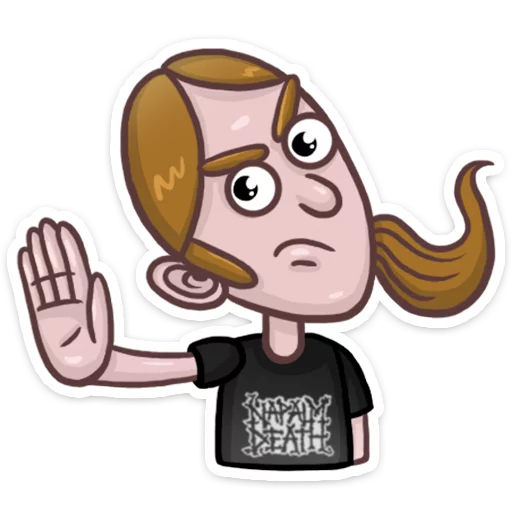  – стикер для Telegram