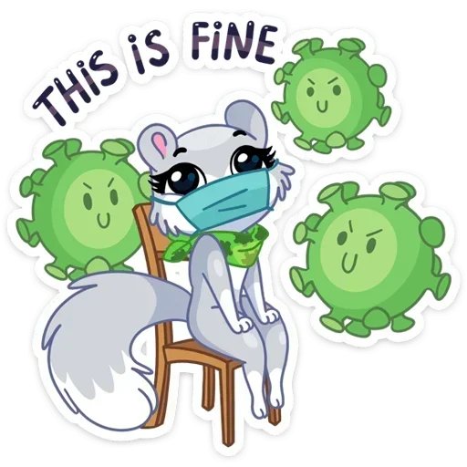  – стикер для Telegram