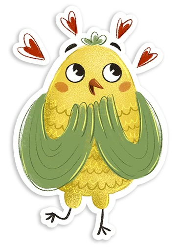  – стикер для Telegram