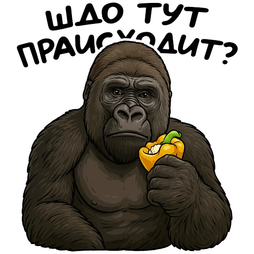  – стикер для Telegram