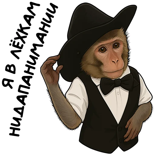  – стикер для Telegram