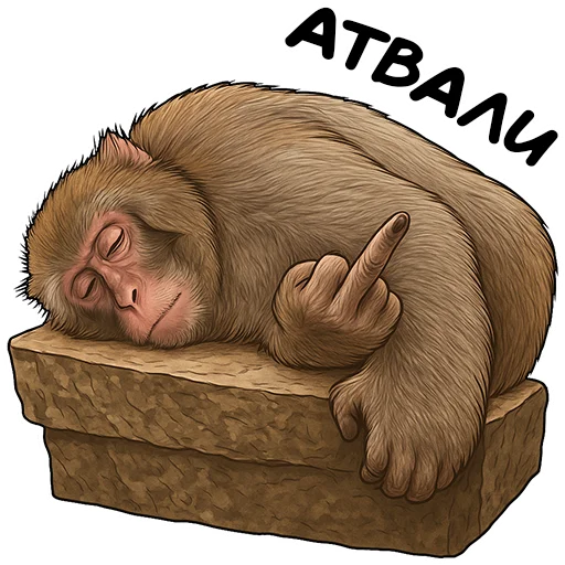  – стикер для Telegram