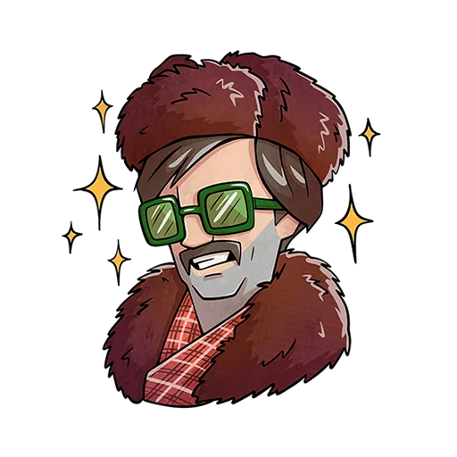  – стикер для Telegram
