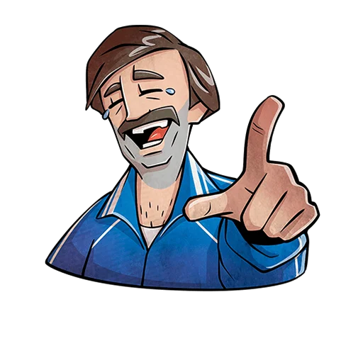  – стикер для Telegram