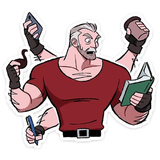  – стикер для Telegram