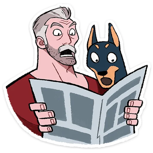  – стикер для Telegram