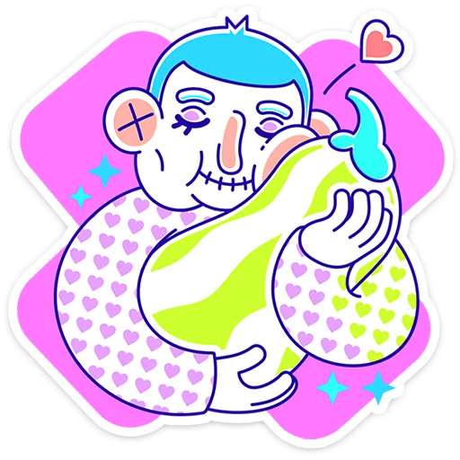  – стикер для Telegram