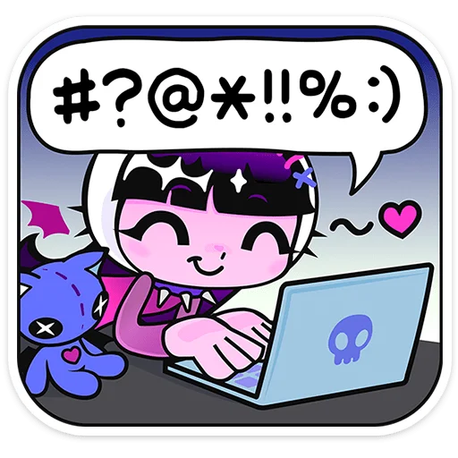  – стикер для Telegram