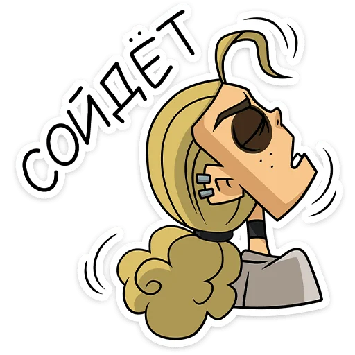  – стикер для Telegram