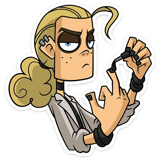  – стикер для Telegram