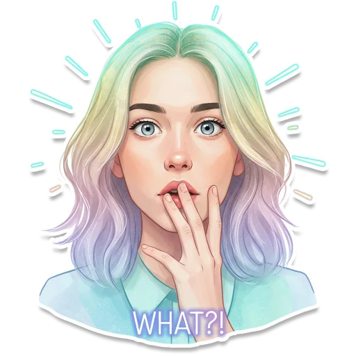  – стикер для Telegram