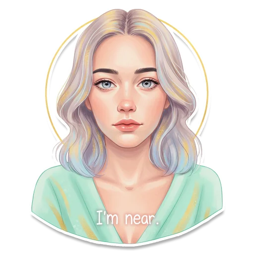  – стикер для Telegram