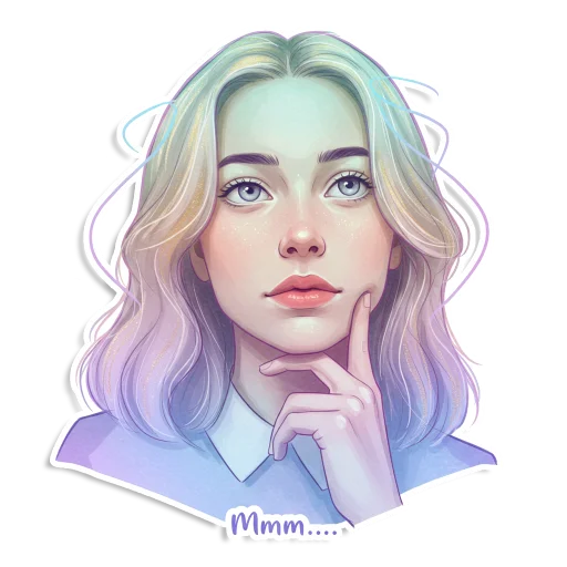  – стикер для Telegram