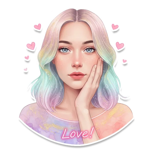  – стикер для Telegram