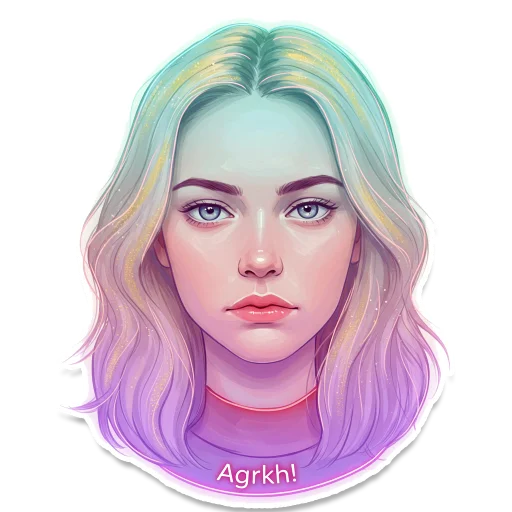  – стикер для Telegram