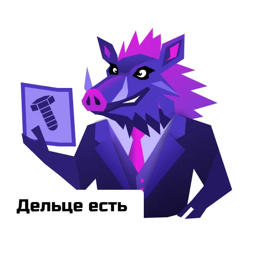 – стикер для Telegram