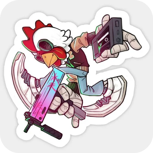  – стикер для Telegram