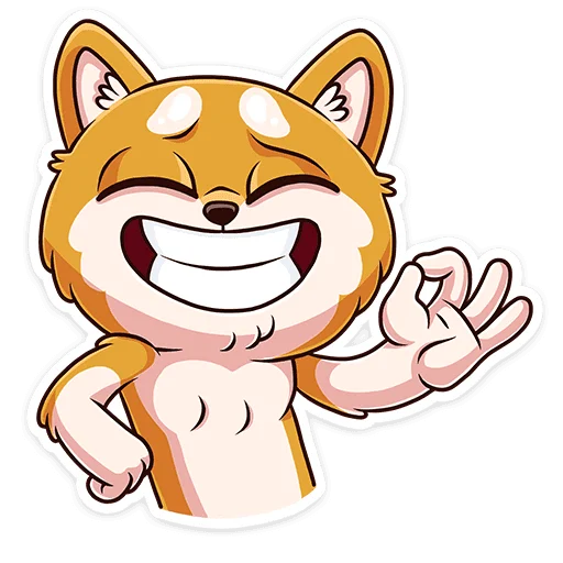  – стикер для Telegram
