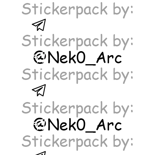  – стикер для Telegram