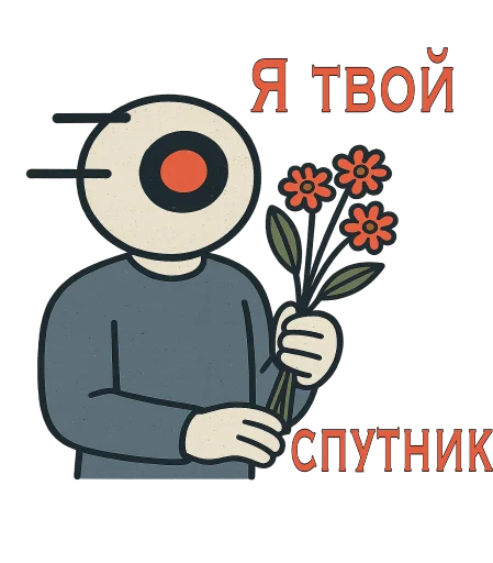  – стикер для Telegram