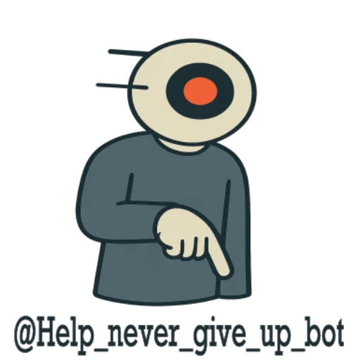  – стикер для Telegram