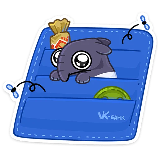  – стикер для Telegram