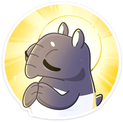  – стикер для Telegram