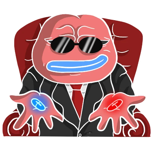  – стикер для Telegram