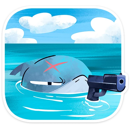  – стикер для Telegram
