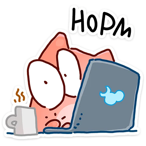  – стикер для Telegram