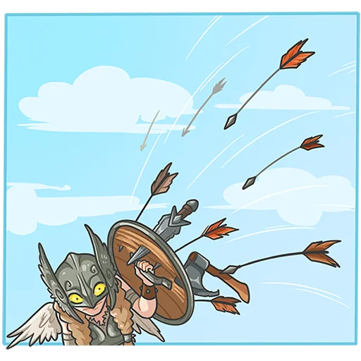  – стикер для Telegram