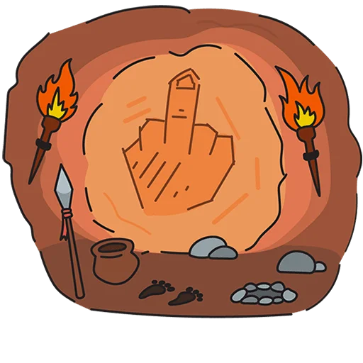  – стикер для Telegram