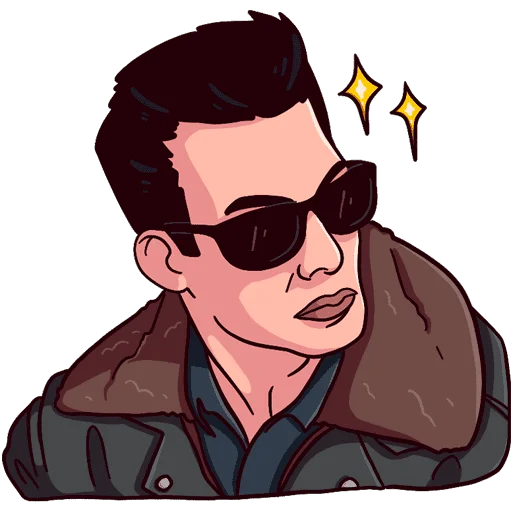  – стикер для Telegram