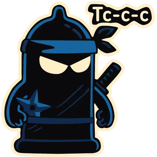  – стикер для Telegram