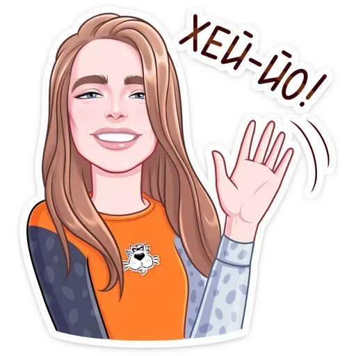  – стикер для Telegram