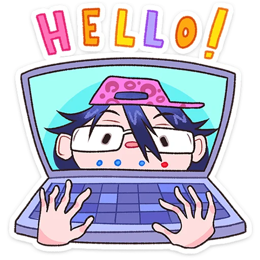  – стикер для Telegram