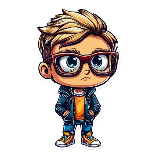  – стикер для Telegram