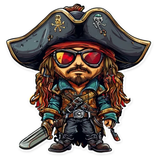 – стикер для Telegram
