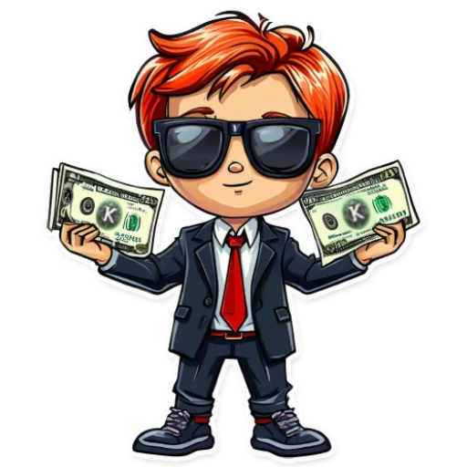  – стикер для Telegram
