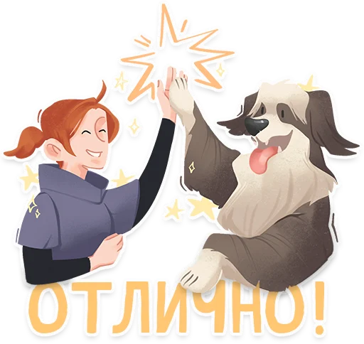  – стикер для Telegram